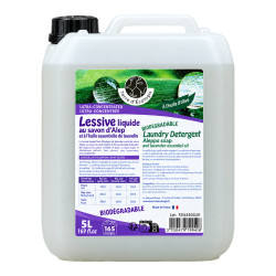 Jerrycan van 5 L vloeibaar wasmiddel met Aleppo-zeep en lavandinolie Terre d'Écologis